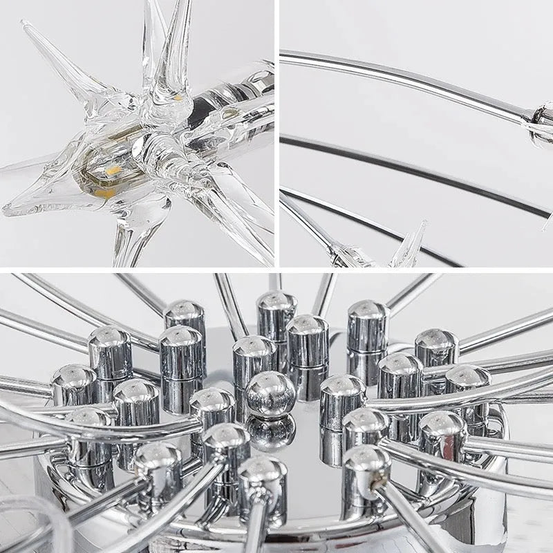 Madina Art Deco Sterren Plafondlamp